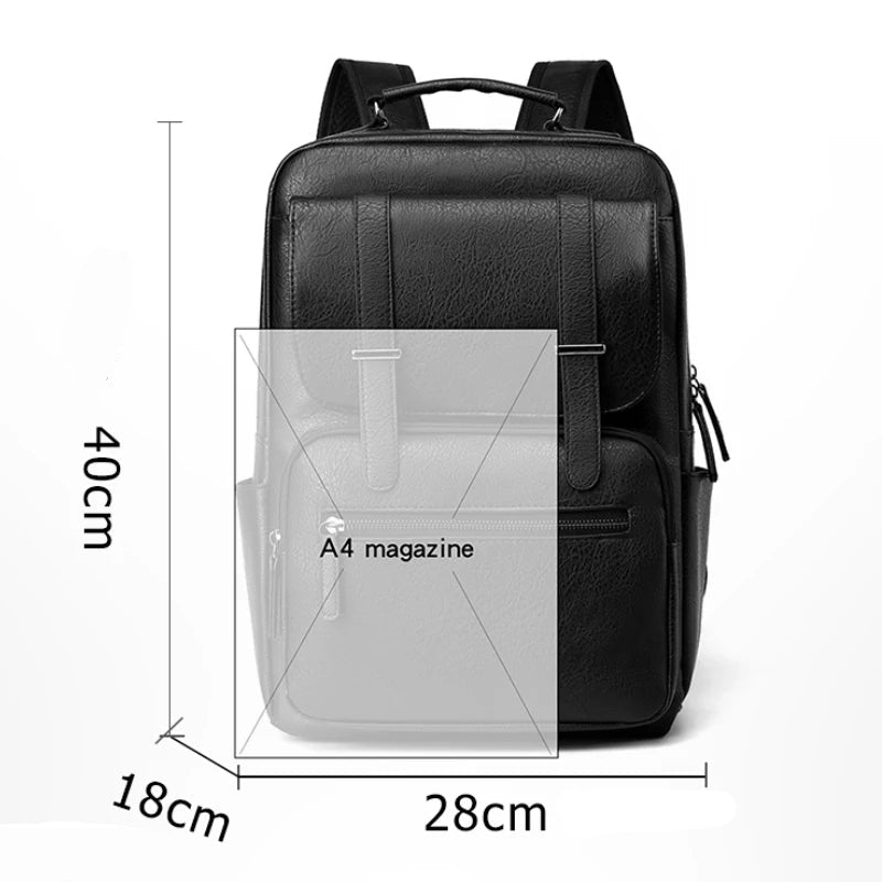 Sac à dos pour ordinateur en cuir pour femme