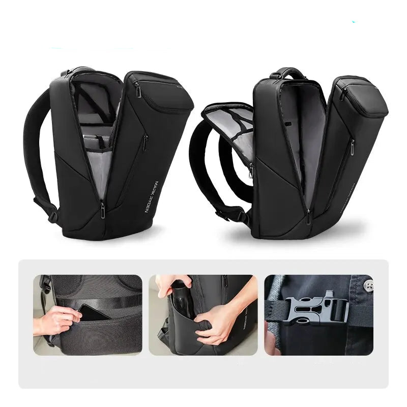Sac à dos ordinateur affaire - 17 pouces - Déplacement Pro & port USB