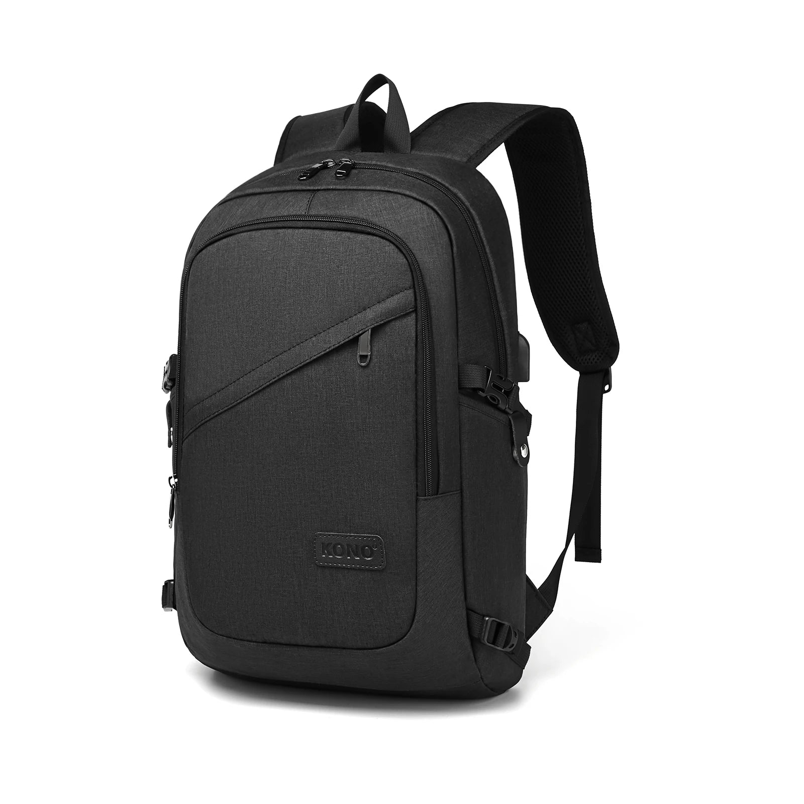 Sac à dos ordinateur homme – 15,6 pouces – léger, compartimenté & port USB