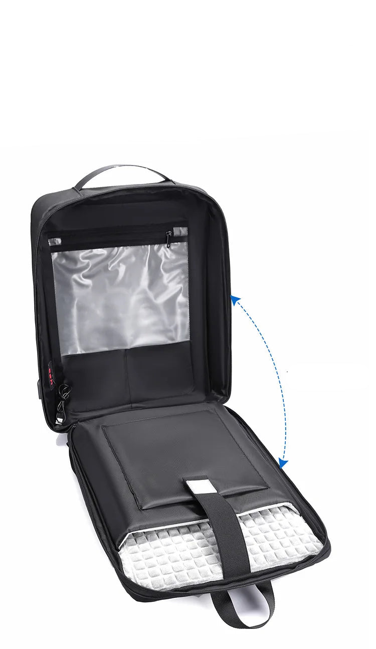 Sac à dos ordinateur premium - 15,6 pouces - coque rigide & sécurité renforcée