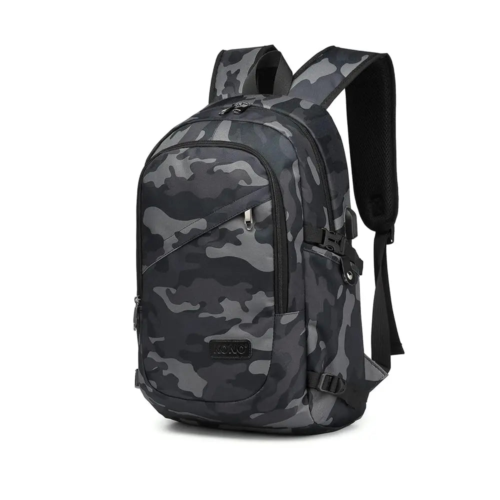 Sac à dos ordinateur homme – 15,6 pouces – léger, compartimenté & port USB