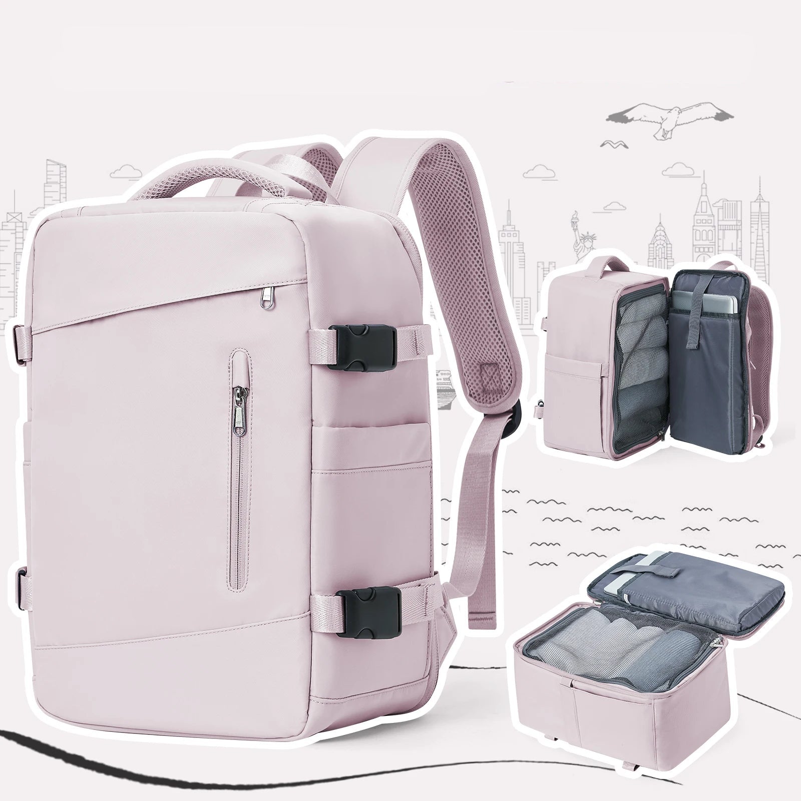 Sac à dos ordinateur format cabine