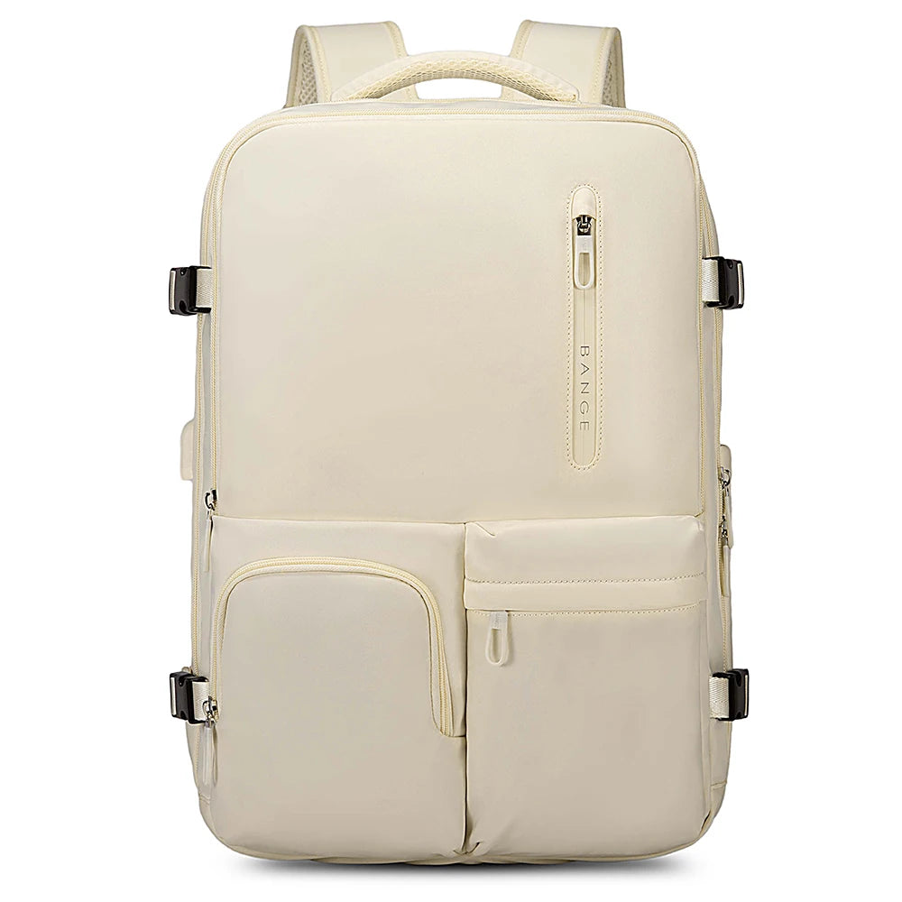 Sac à dos ordinateur pour le week-end beige