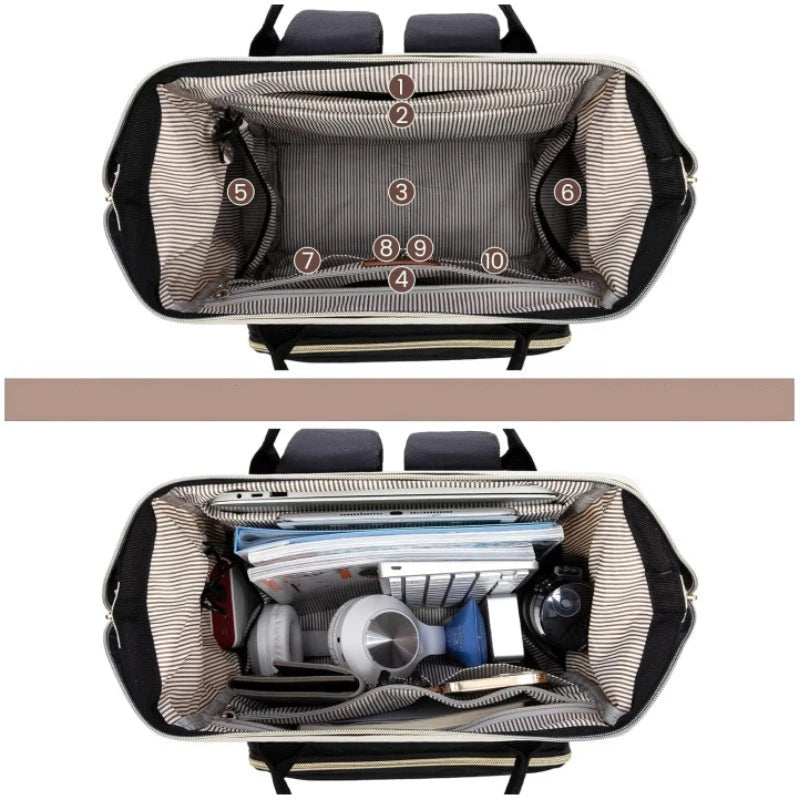 Sac à dos femme pour ordinateur 15,6 pouces – Élégance & praticité