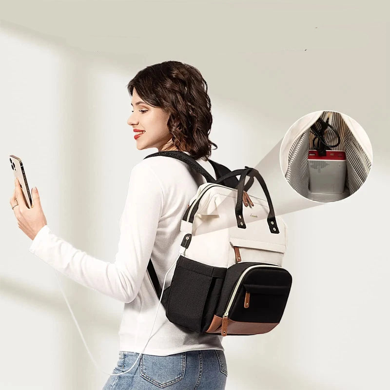 Sac à dos femme pour ordinateur 15,6 pouces – Élégance & praticité