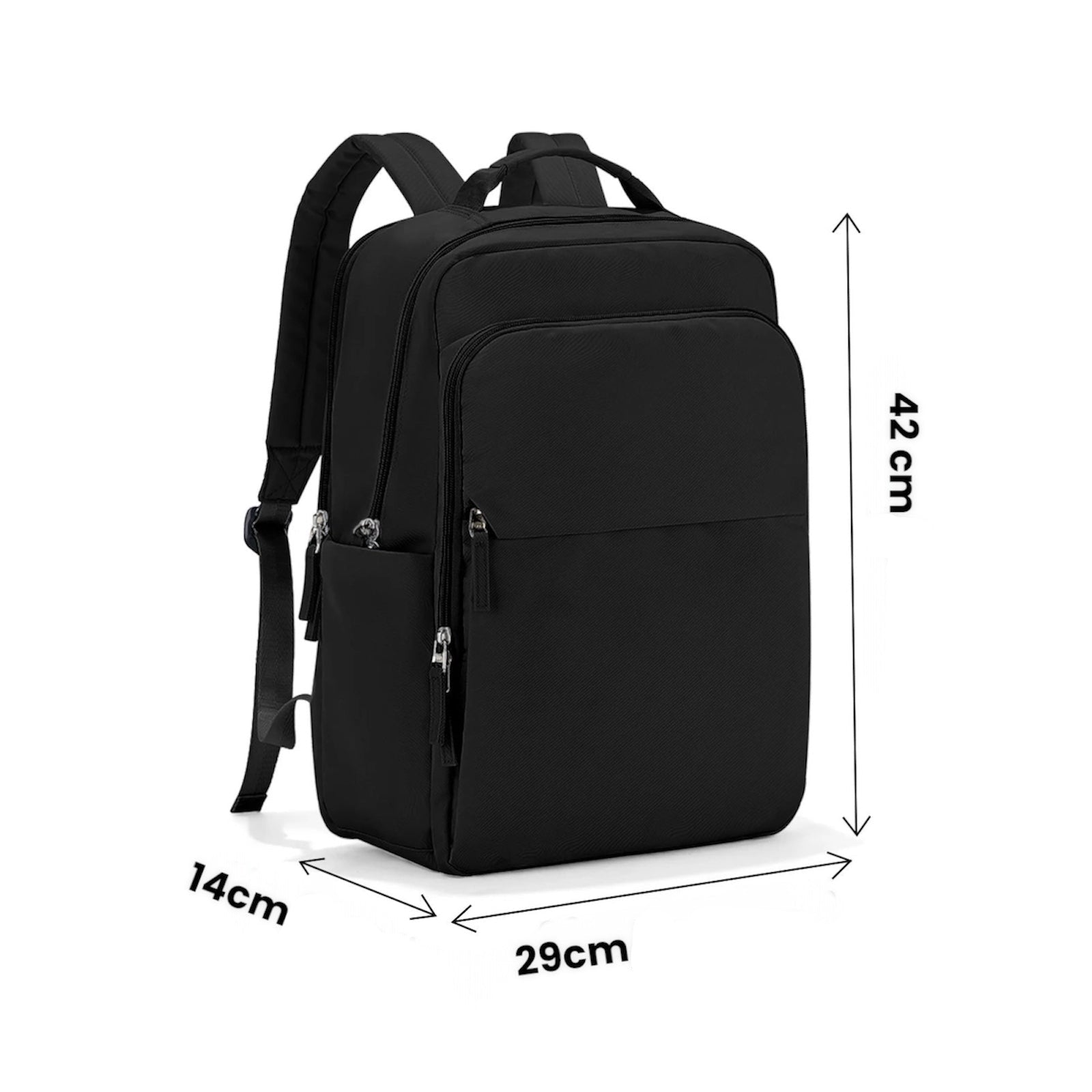 Sac à dos noir 15 pouces pour pc portable