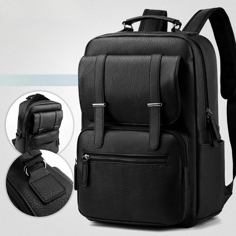 Sac à dos pour ordinateur en cuir pour femme