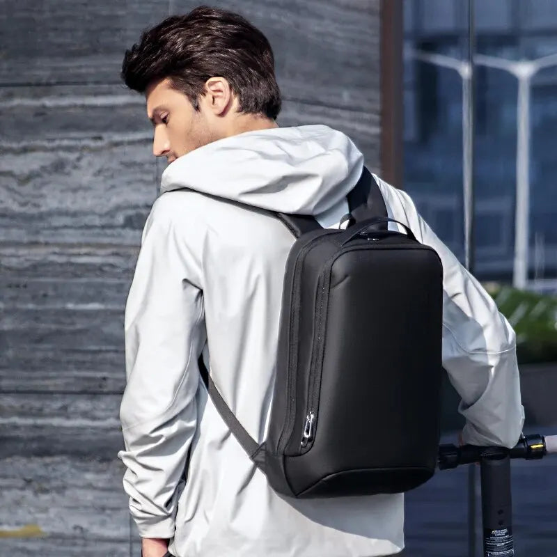 Sac à dos ordinateur noir anti-rayures en Nylon