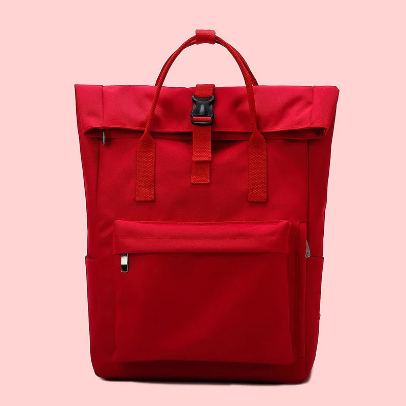 Sac à dos ordinateur rouge 14 pouces pour étudiants