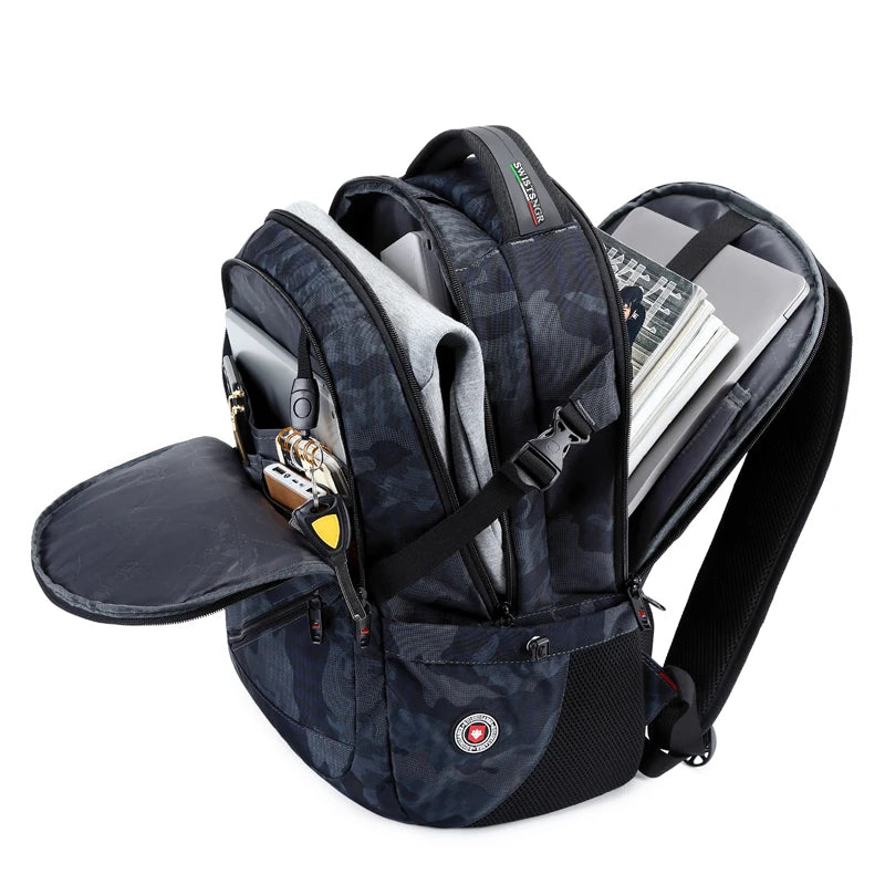 Sac à dos ordinateur voyage –  Grande Capacité, Imperméable, USB