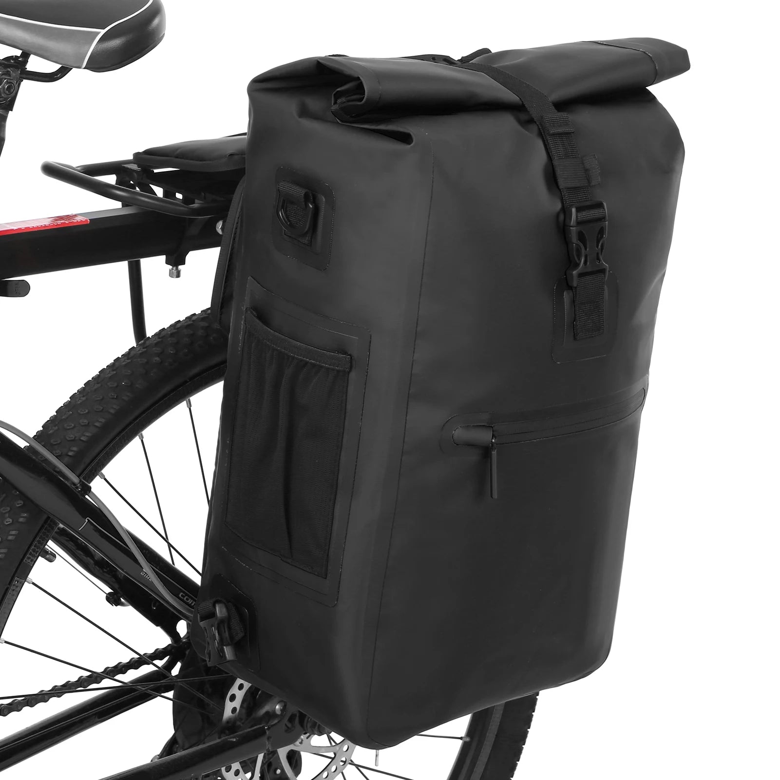 Sac ordinateur noir pour vélo
