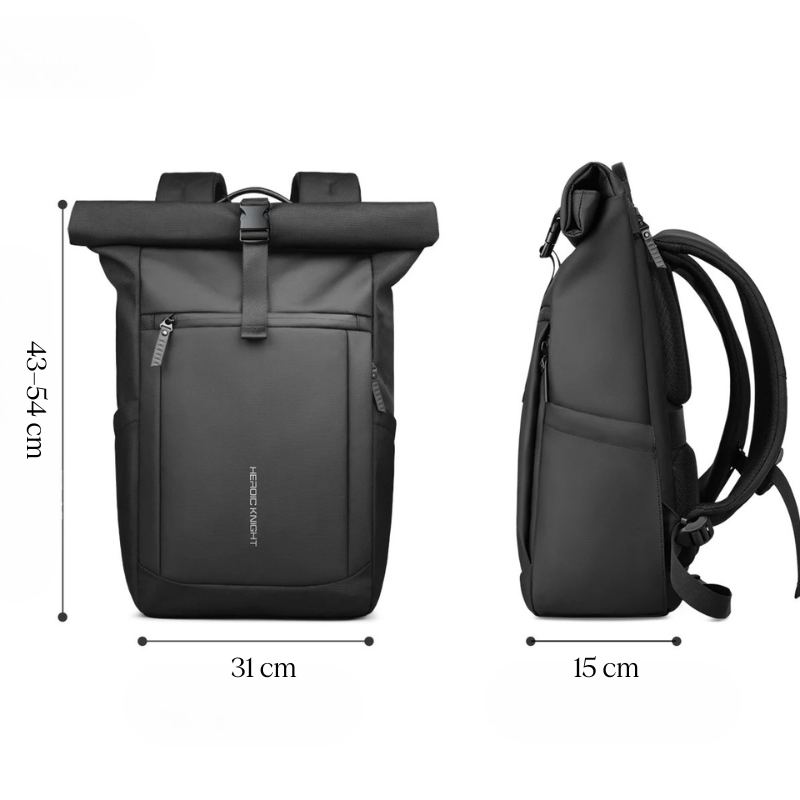 sac à dos ordinateur noir transport avion